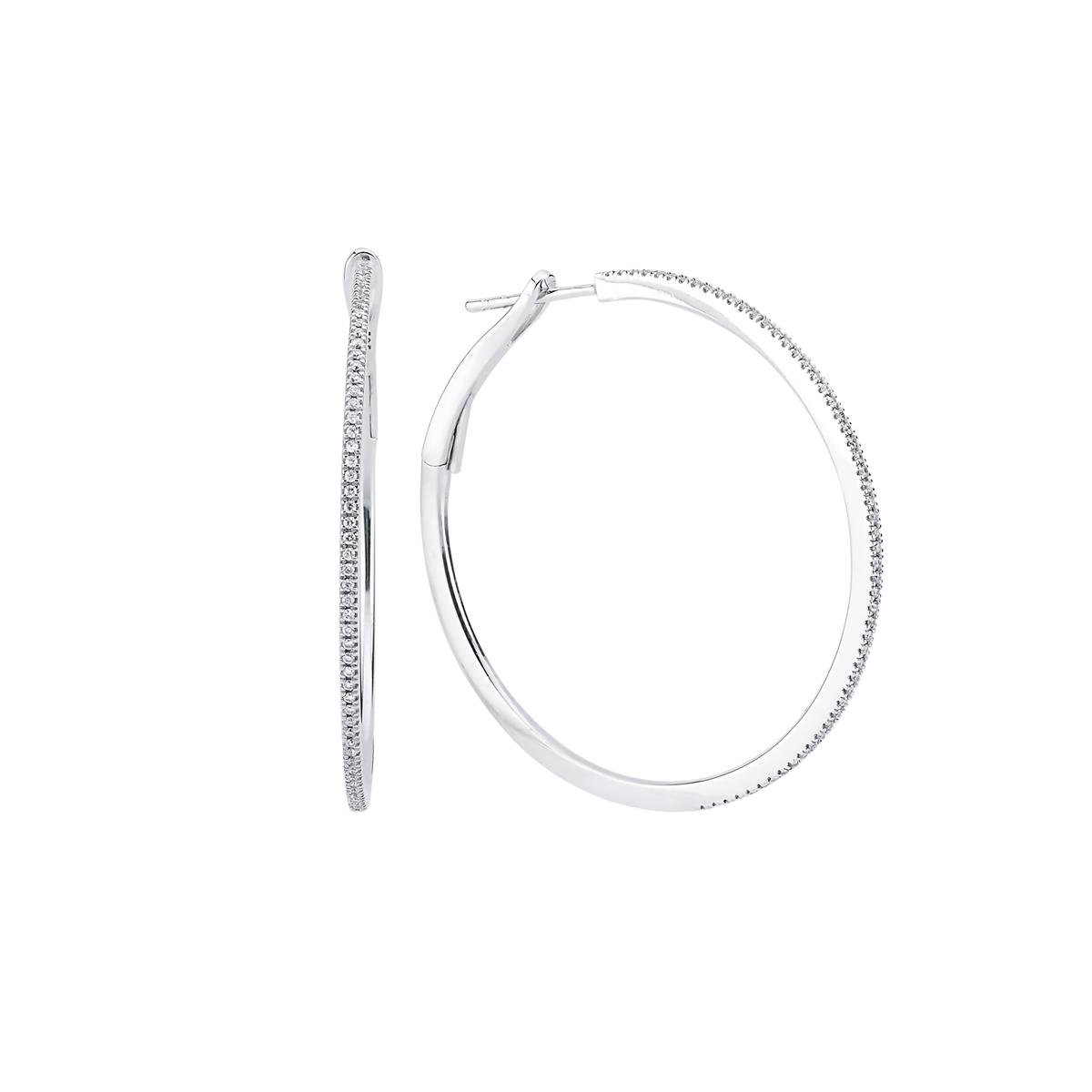 0.27 Karat Pırlanta Tamtur Küpe