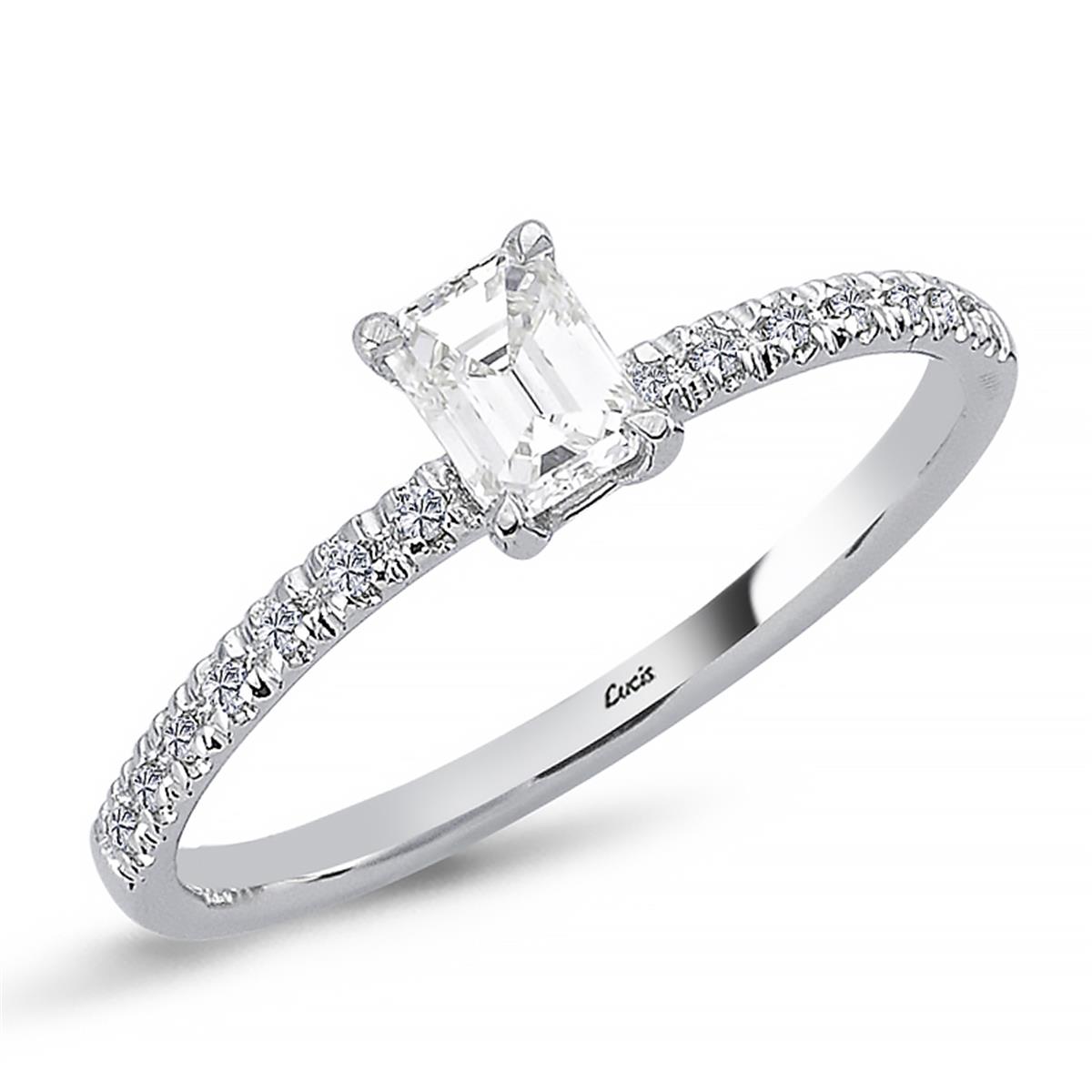 0.36 Karat Pırlanta Baget Yüzük L060373