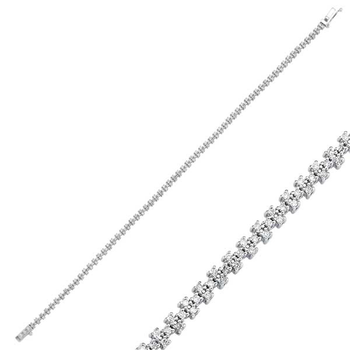 0.76 Karat Pırlanta Suyolu Bileklik L063096