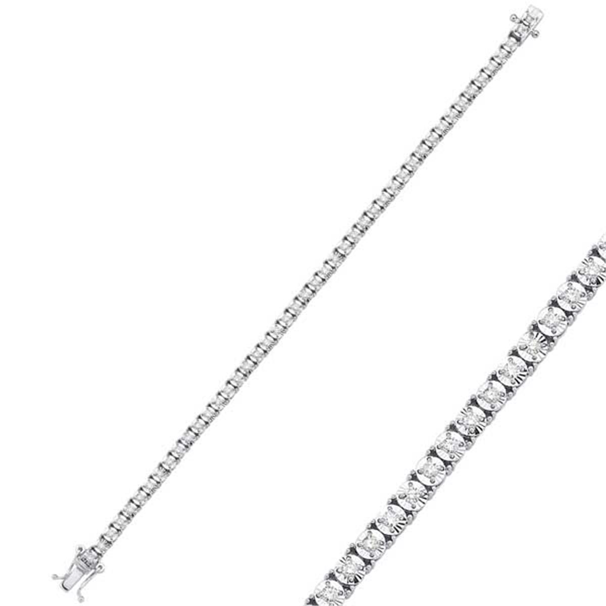 0.34 Karat Pırlanta Suyolu Bileklik L063125