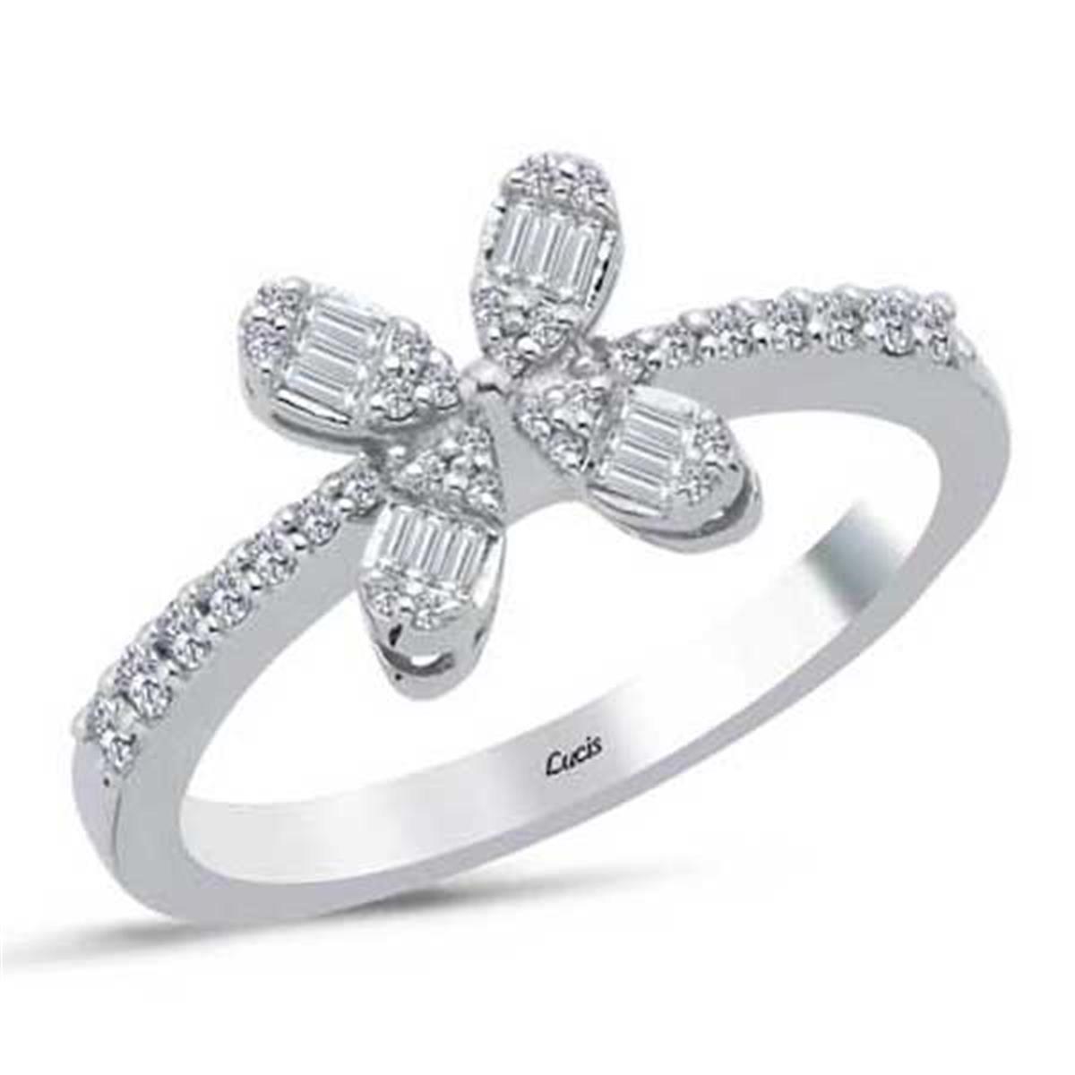 0.24 Karat Pırlanta Baget Yüzük L063468