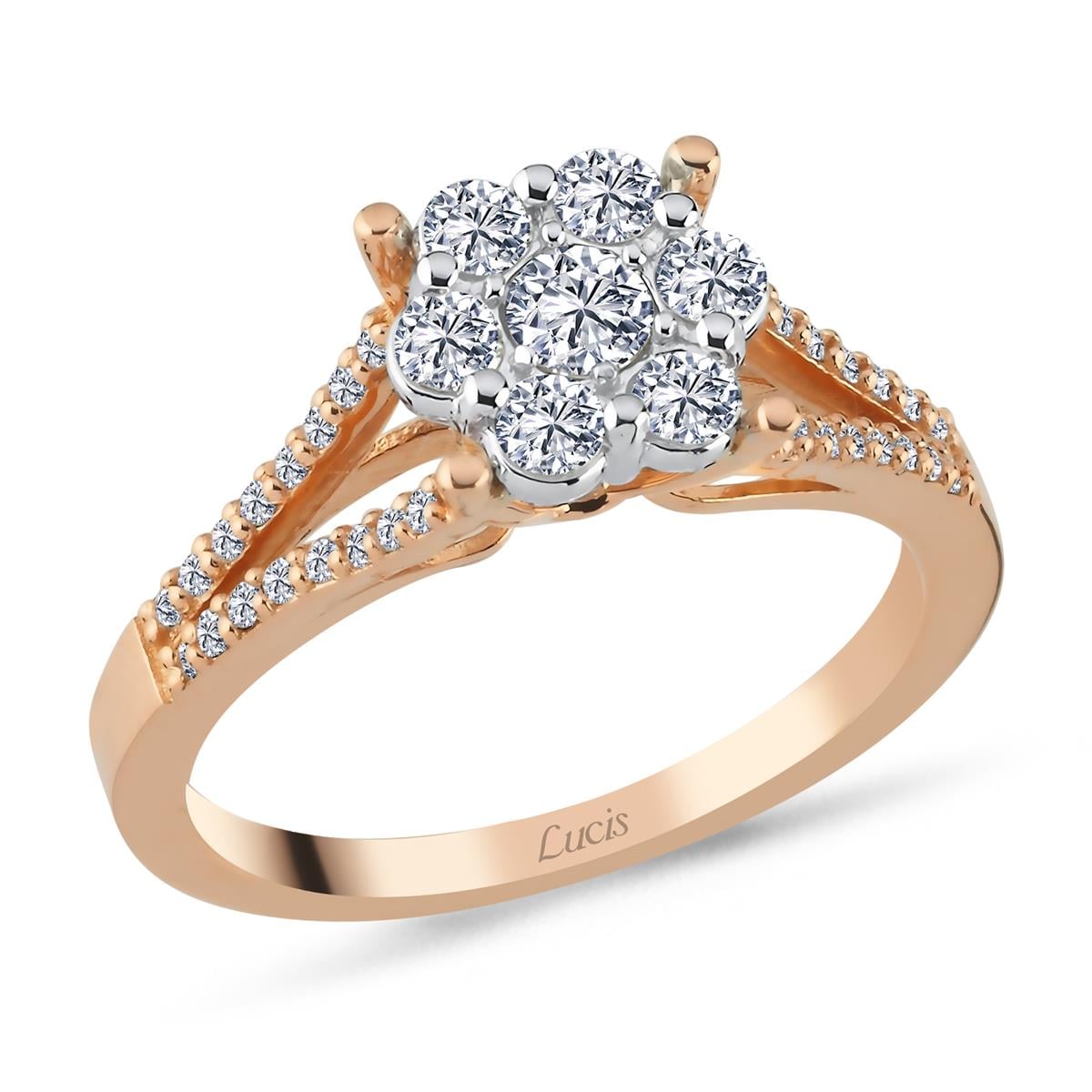 0.68 Karat Pırlanta Violet Yüzük L064623