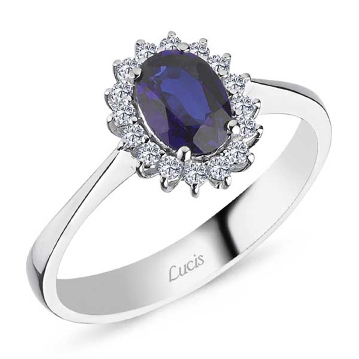 0.65 Karat Pırlanta Renkli Yüzük L065111