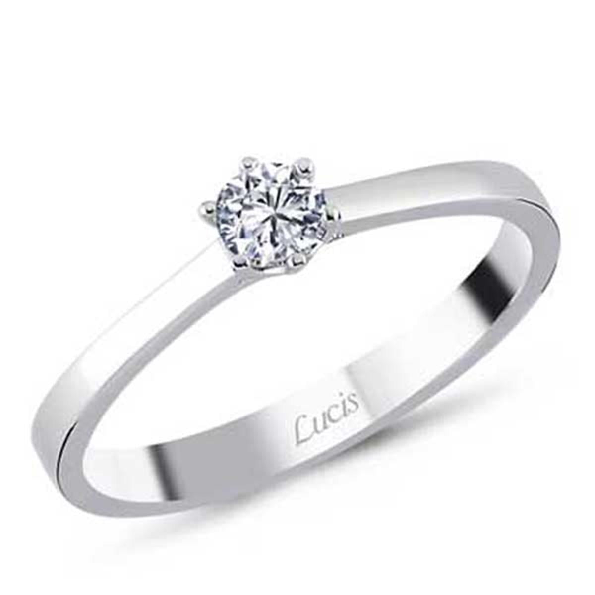 0.22 Karat Pırlanta Tektaş Yüzük V010393