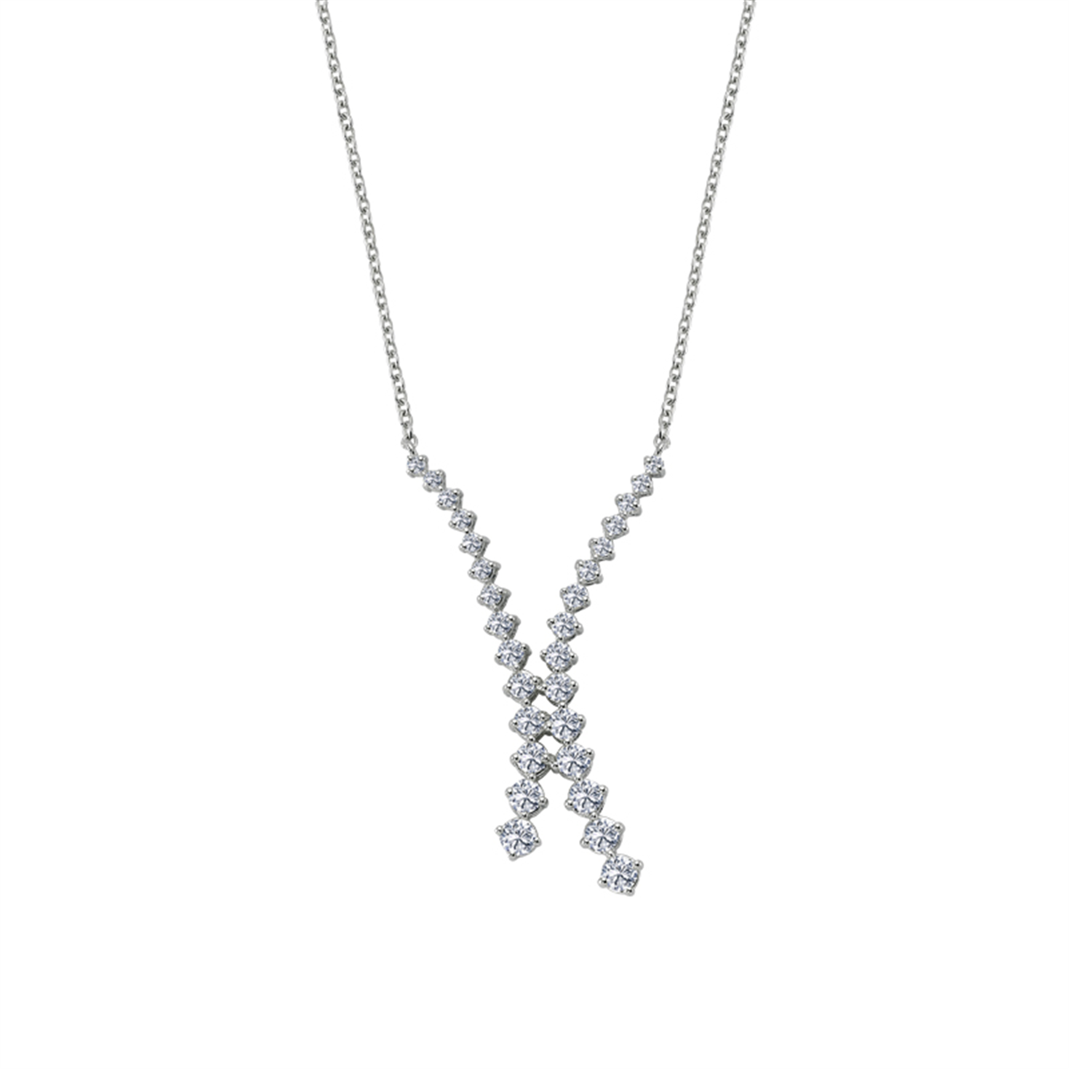 0.86 Karat Pırlanta Tasarım Kolye L059061