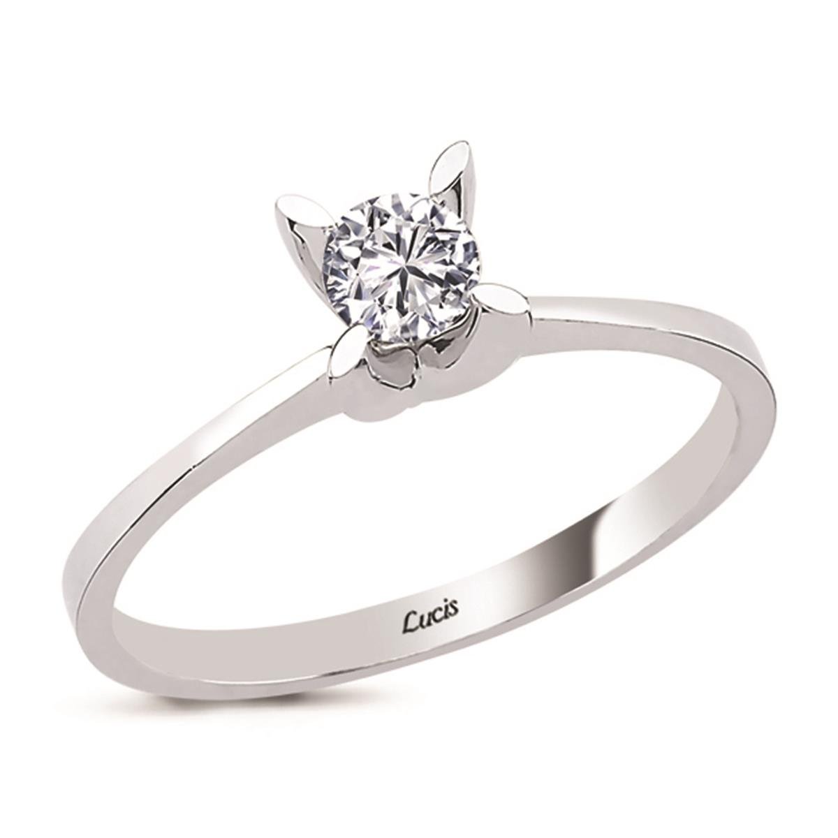 0.30 Karat Pırlanta Tektaş Yüzük V010503