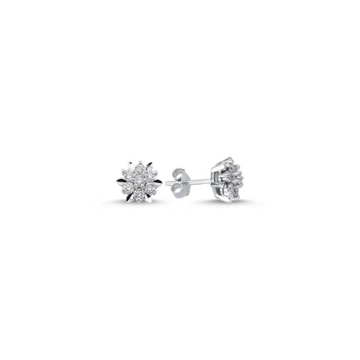 0.58 Karat Pırlanta Violet Küpe L066030