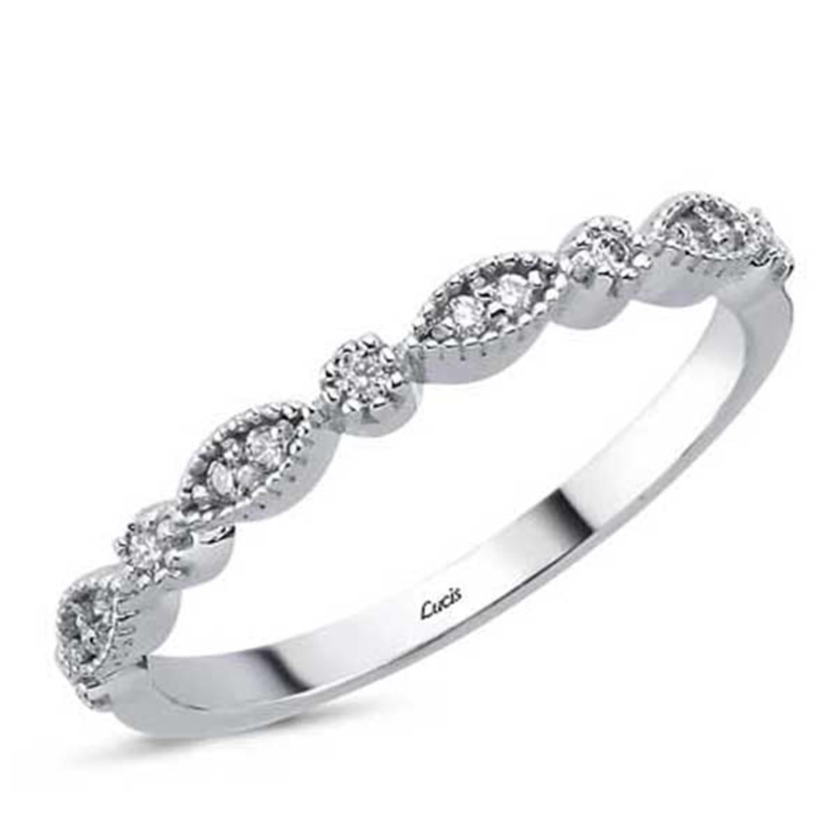 0.12 Karat Pırlanta Yarım Tur Yüzük L057435