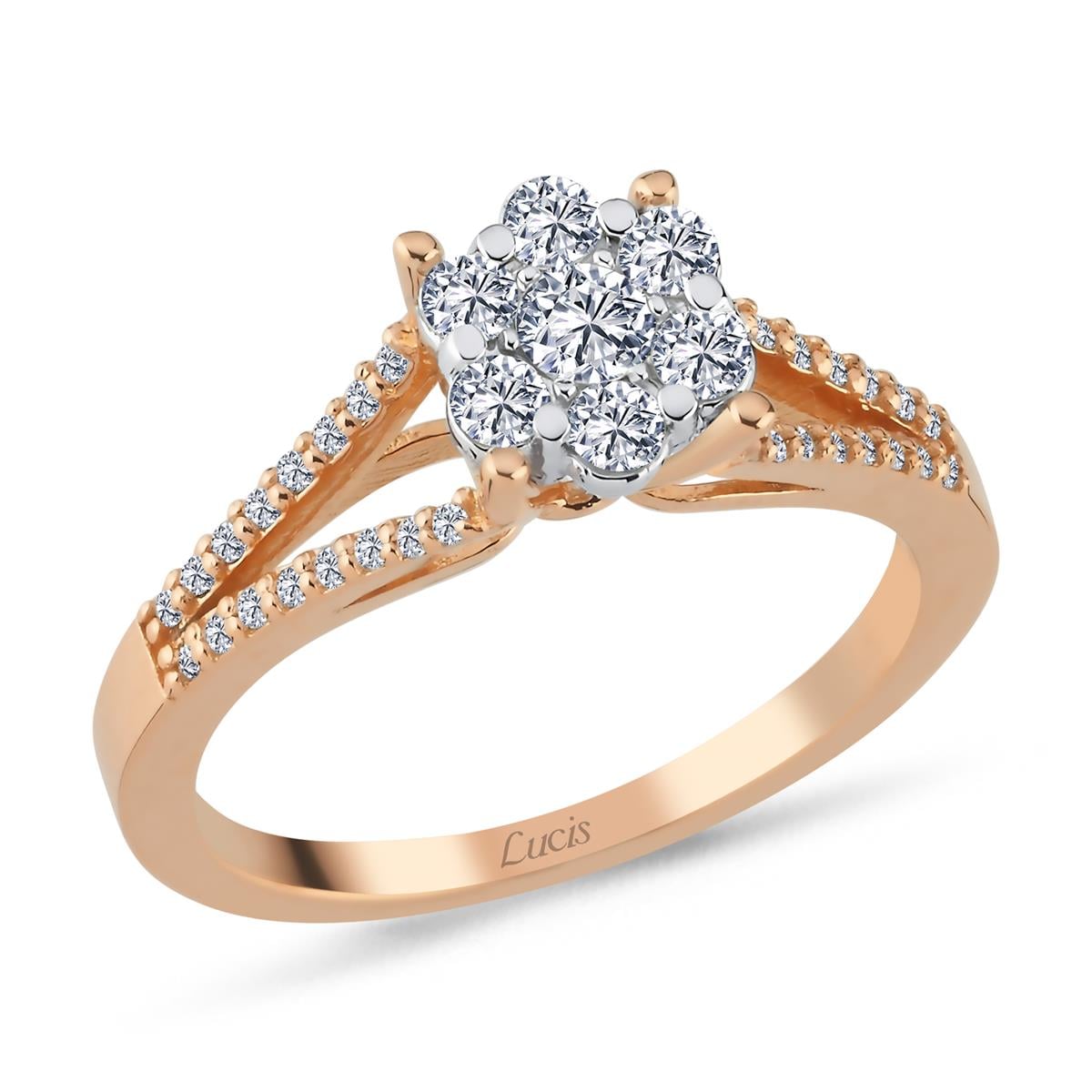 0.53 Karat Pırlanta Violet Yüzük L064333