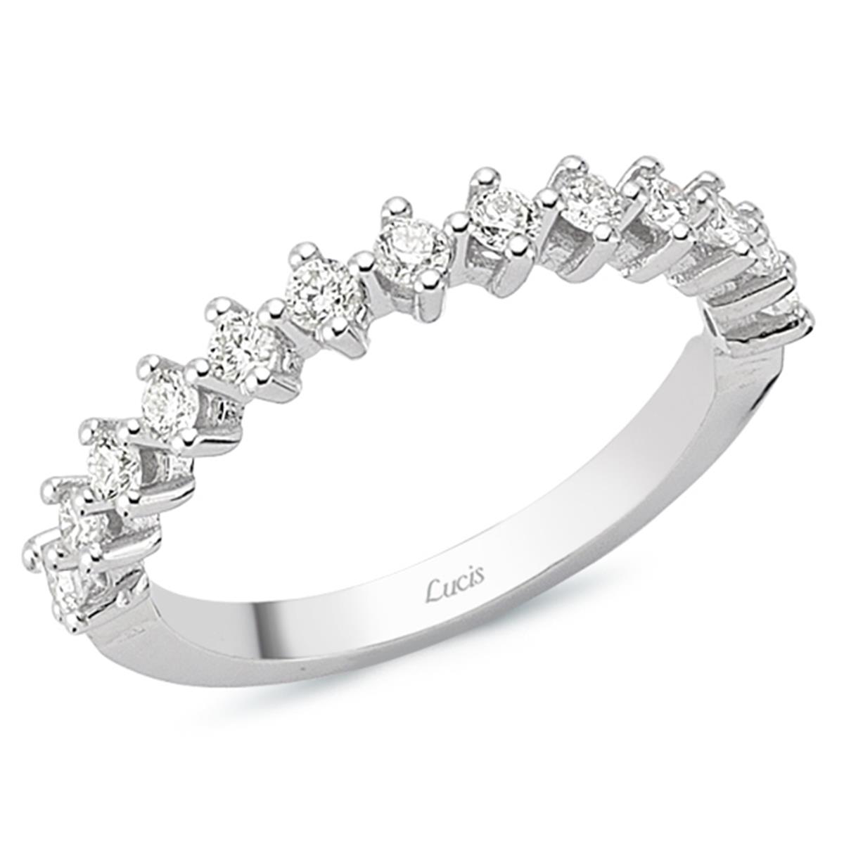 0.57 Karat Pırlanta Yarım Tur Yüzük L064506