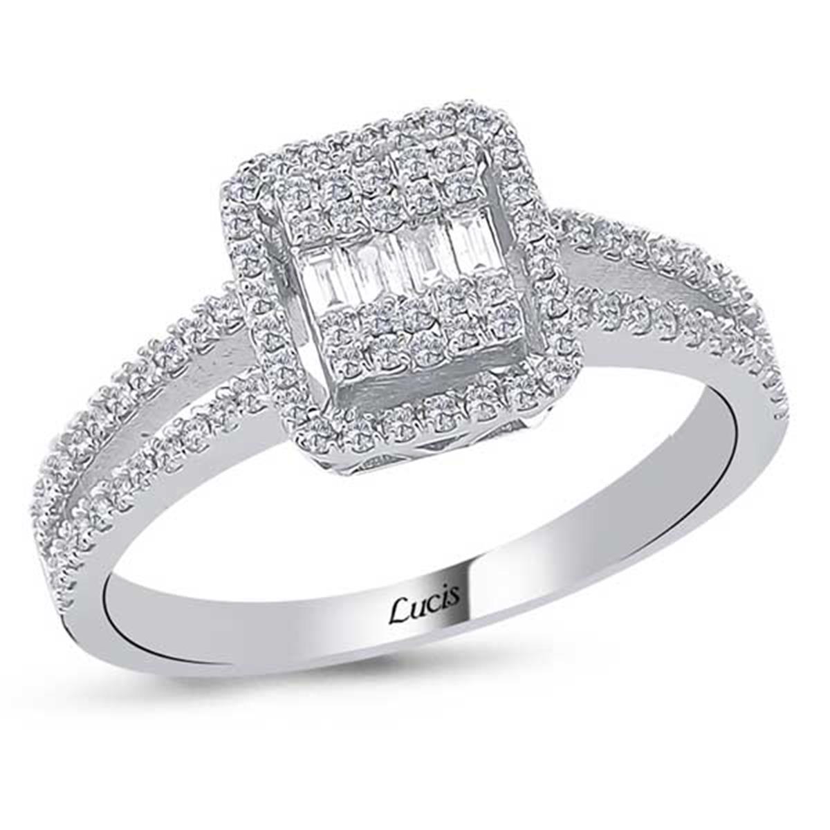 0.36 Karat Pırlanta Baget Yüzük L063971