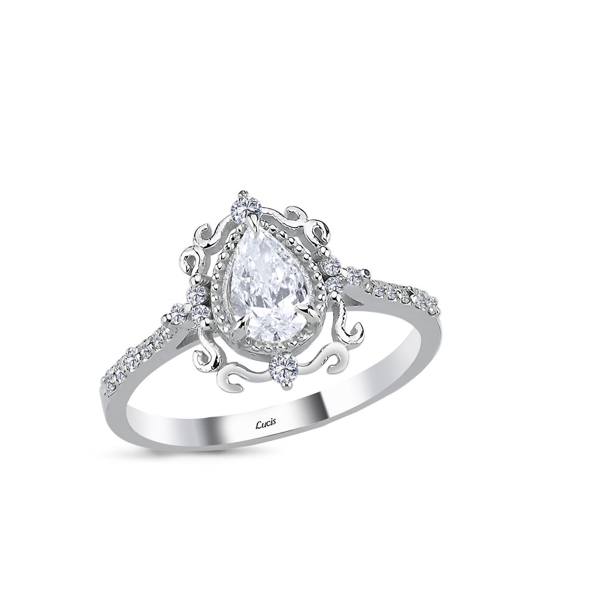 0.64 Karat Pırlanta Tektaş Yüzük