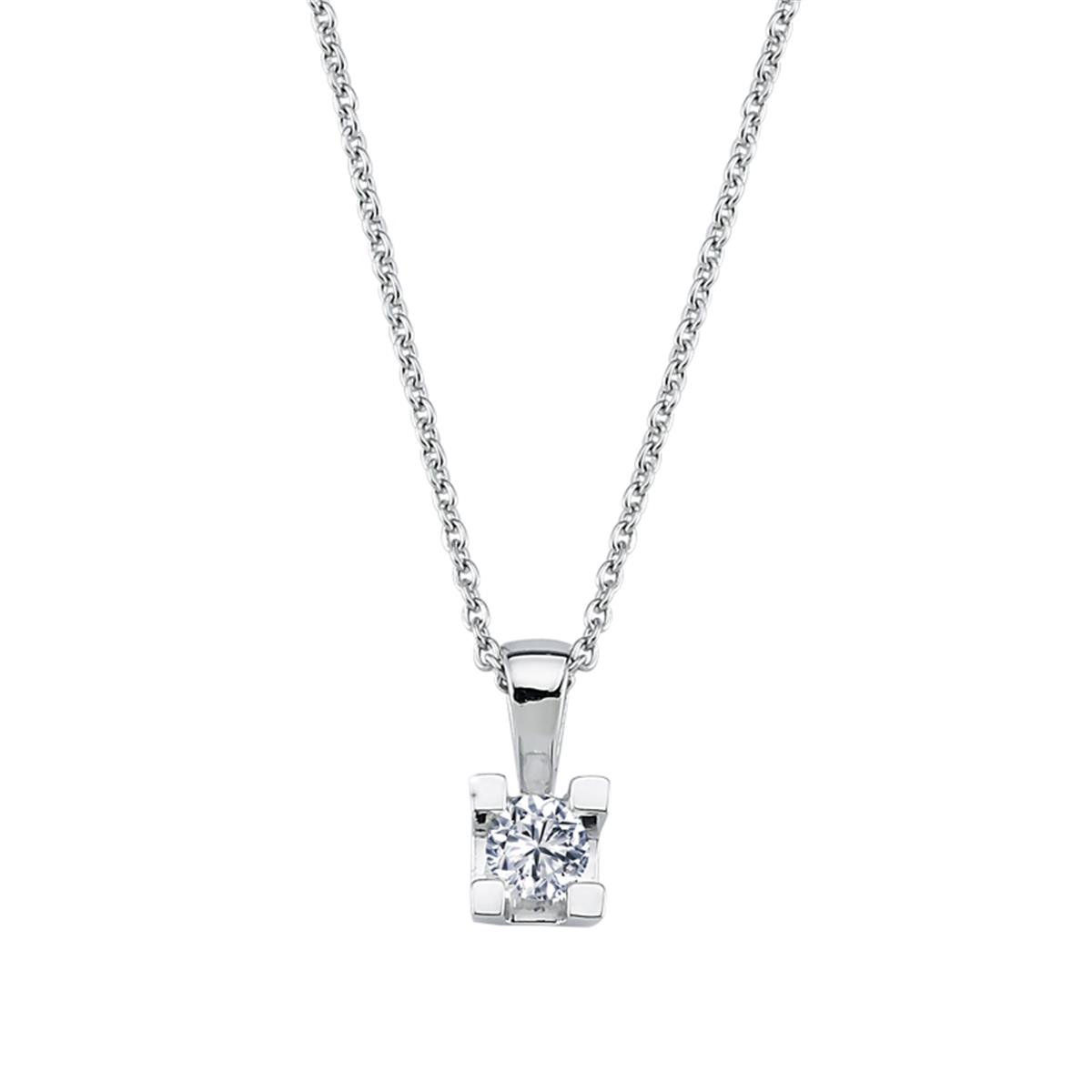 0.17 Karat Pırlanta Tektaş Kolye L047427