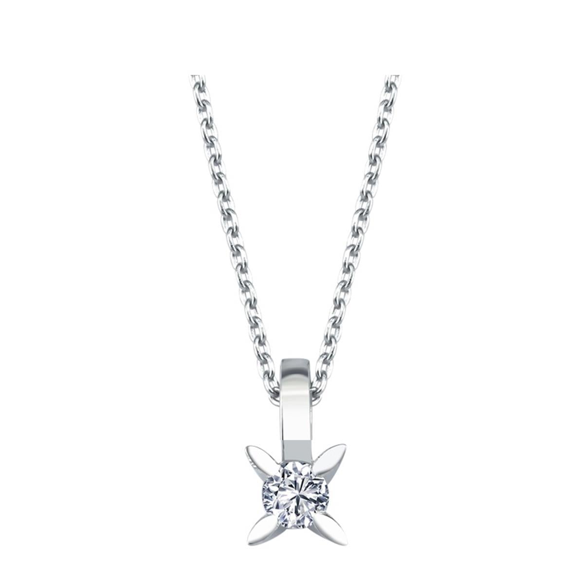 0.10 Karat Pırlanta Tektaş Kolye L057325
