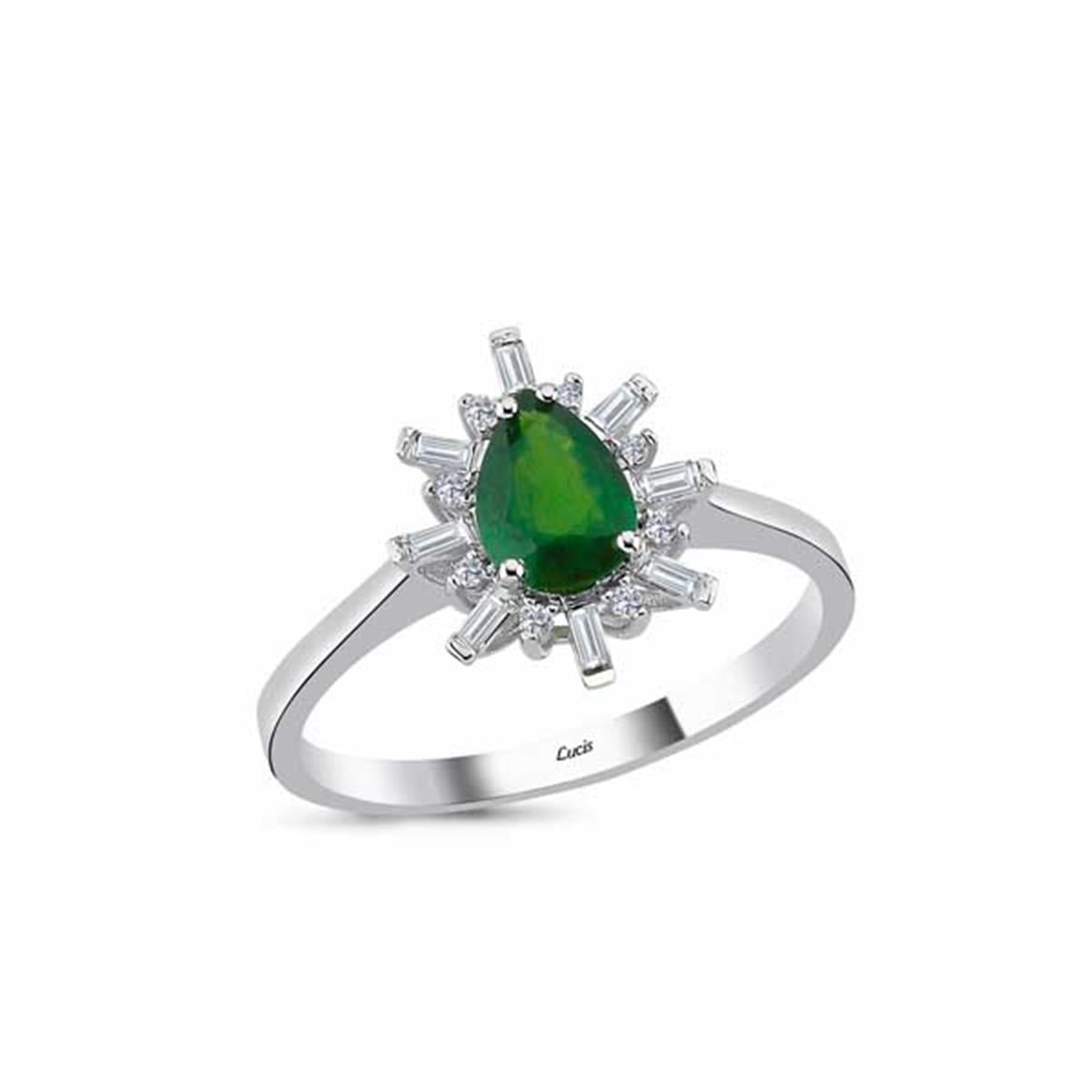 0.84 Karat Pırlanta Renkli Yüzük L061413