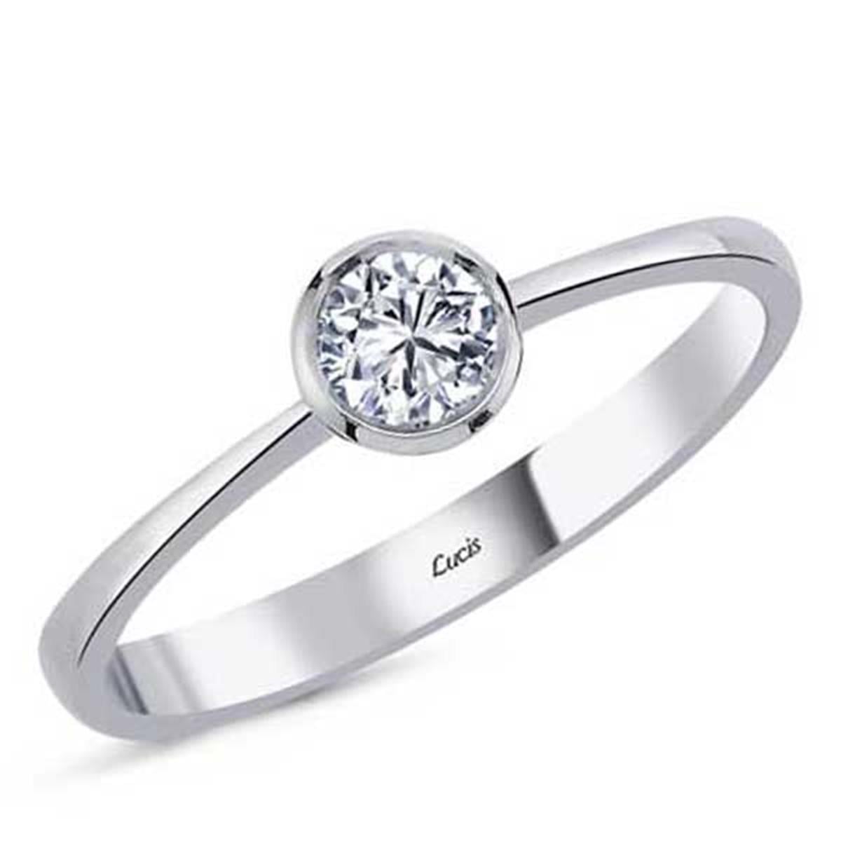 0.14 Karat Pırlanta Tektaş Yüzük L056471