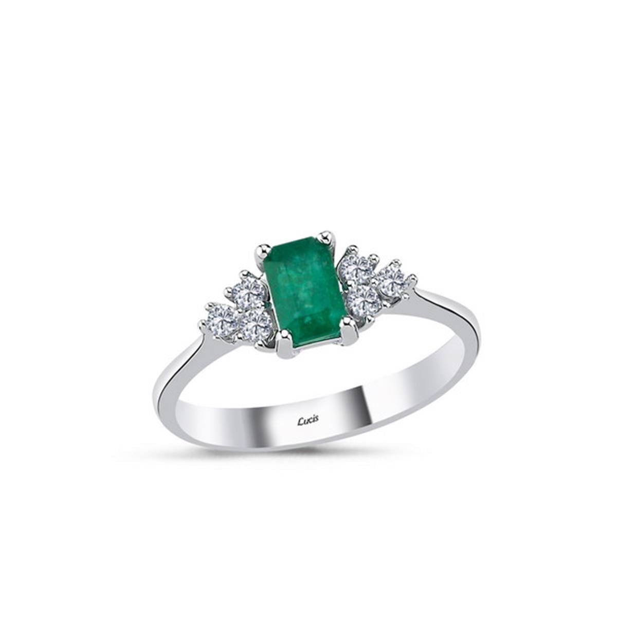 0.79 Karat Pırlanta Renkli Yüzük L064592