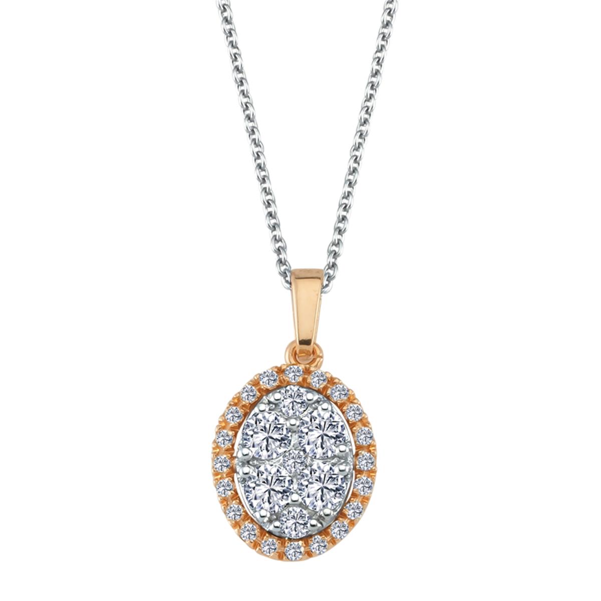 0.42 Karat Pırlanta Violet Kolye L037873
