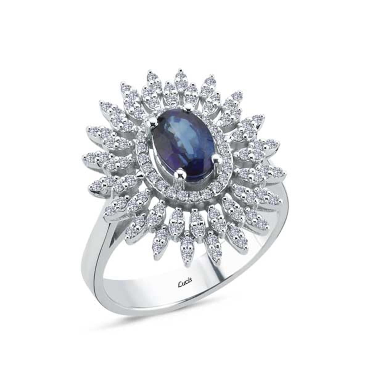 1.46 Karat Pırlanta Renkli Yüzük L063255