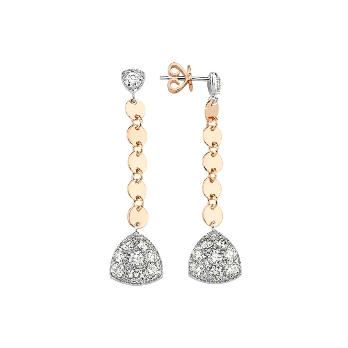 1.97 Karat Pırlanta Tasarım Küpe L059324