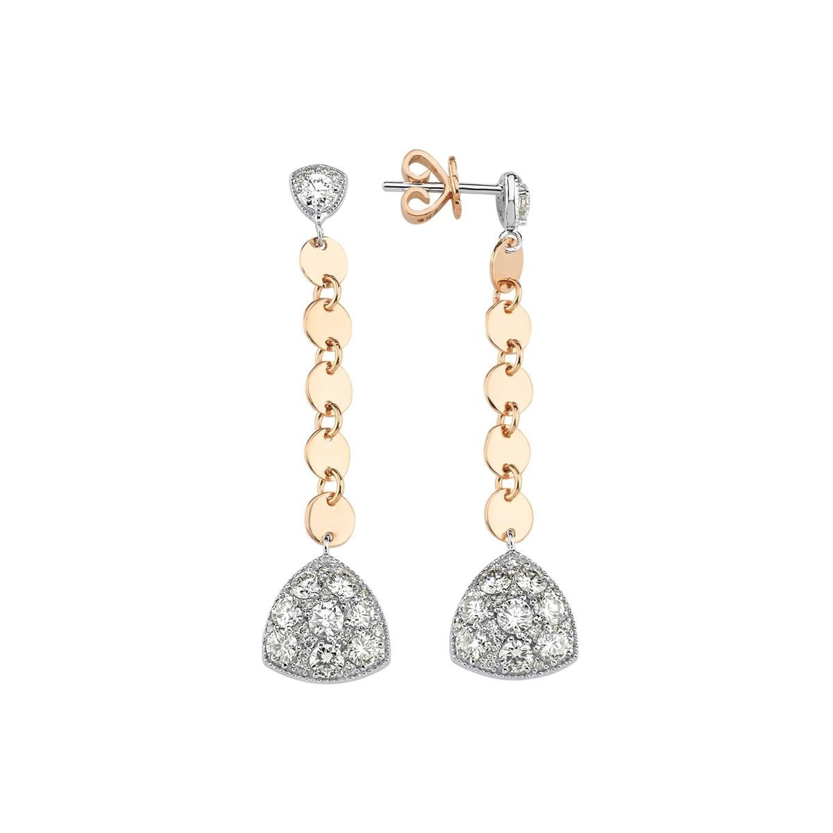 1.97 Karat Pırlanta Tasarım Küpe L059324
