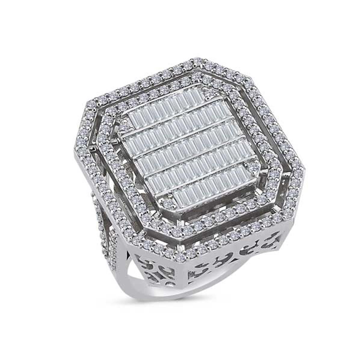 1.58 Karat Pırlanta Baget Yüzük L064150