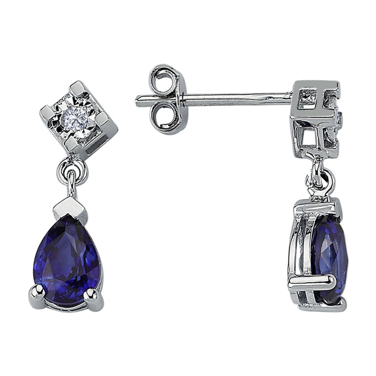 1.92 Karat Pırlanta Renkli Küpe L059678