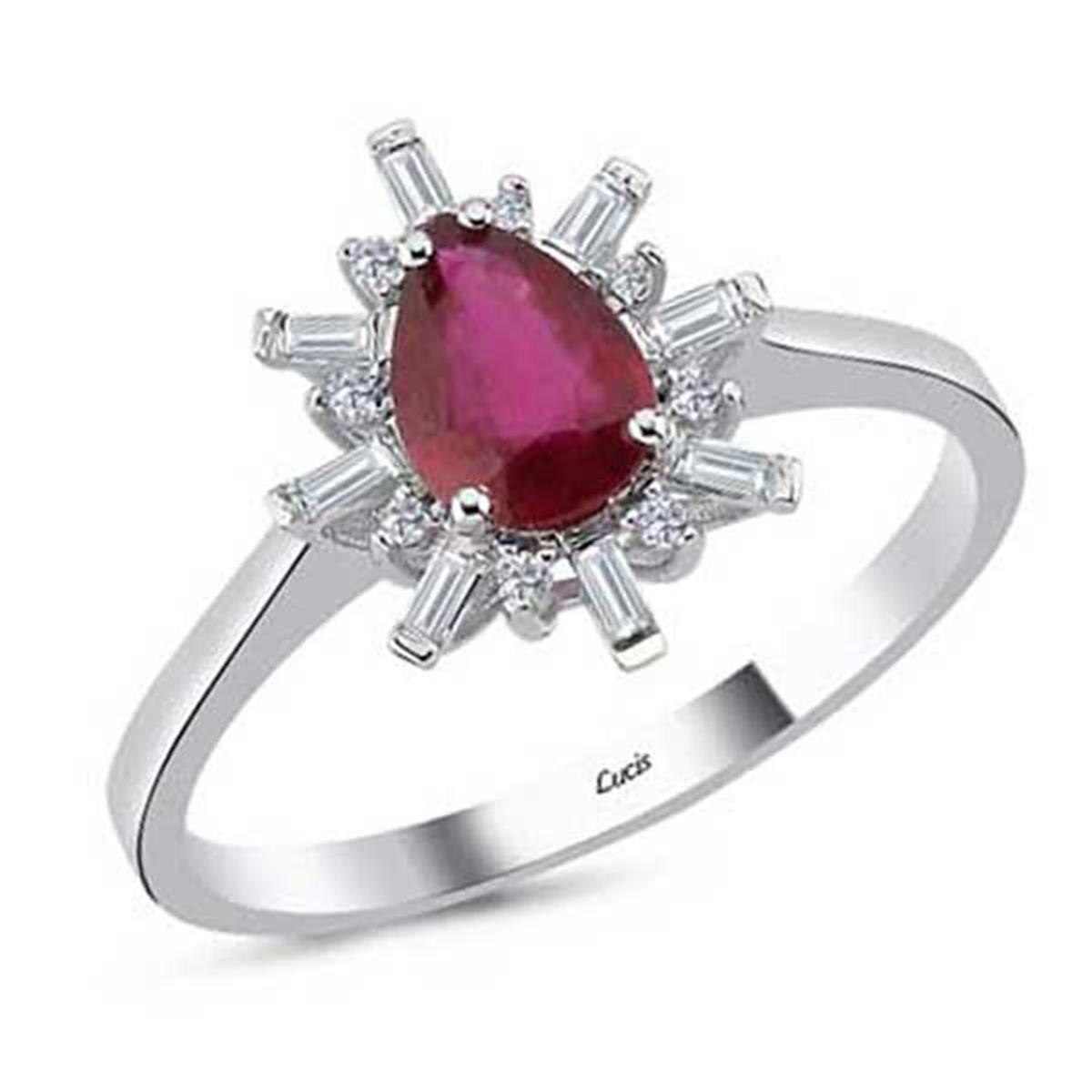 1.08 Karat Pırlanta Renkli Yüzük L061663