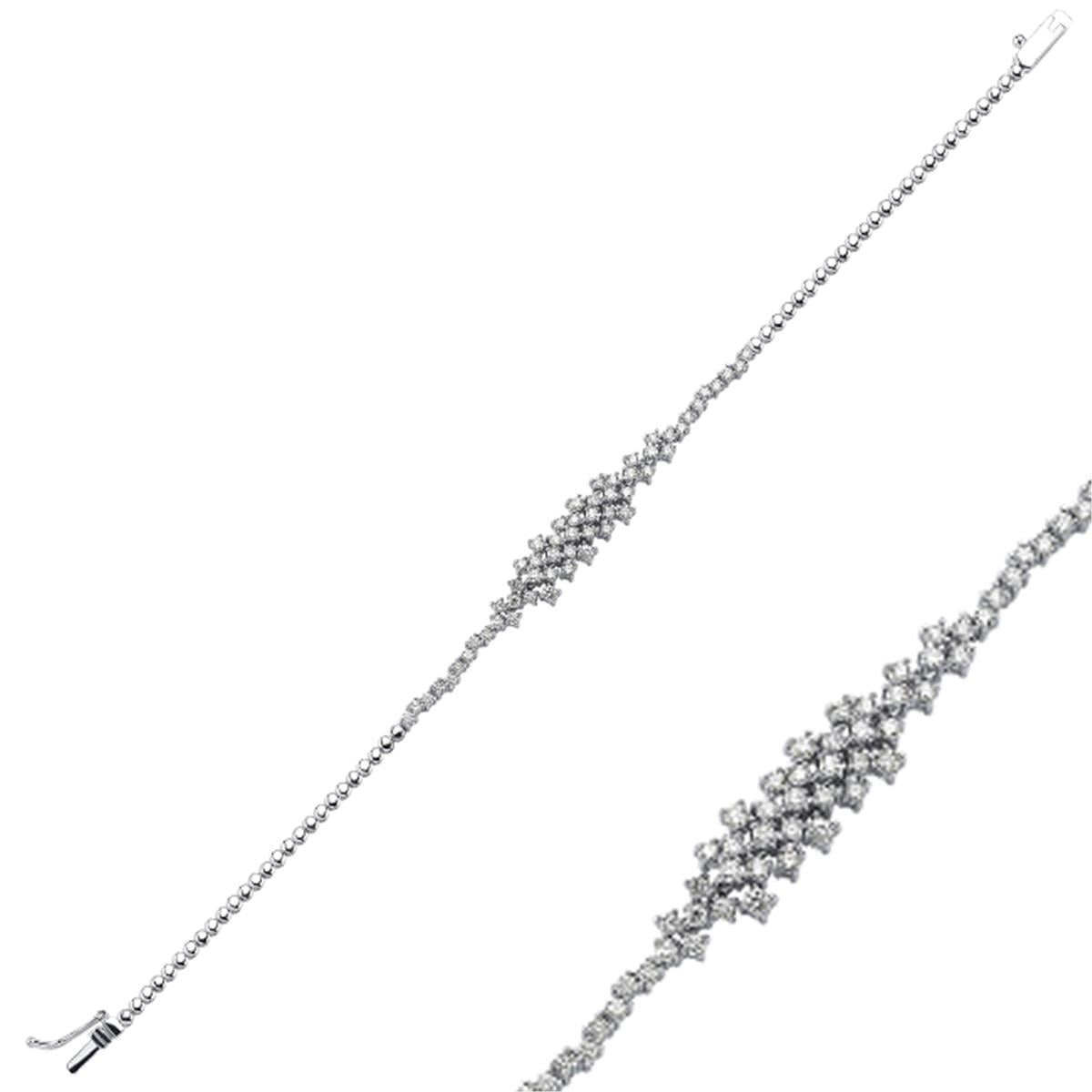 1.00 Karat Pırlanta Tasarım Bileklik L063100