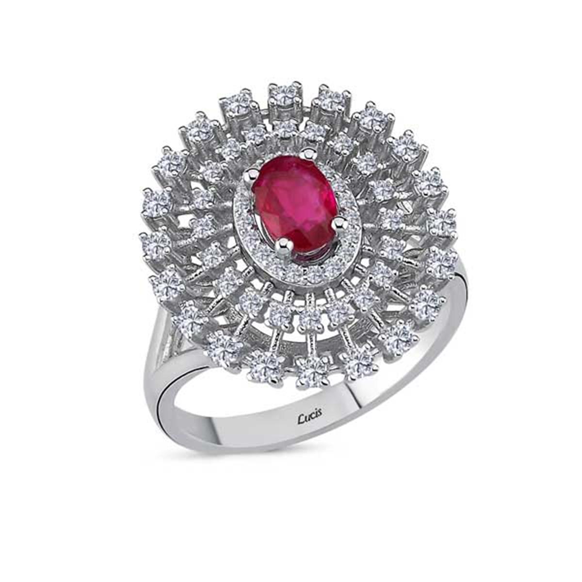 1.57 Karat Pırlanta Renkli Yüzük L064538