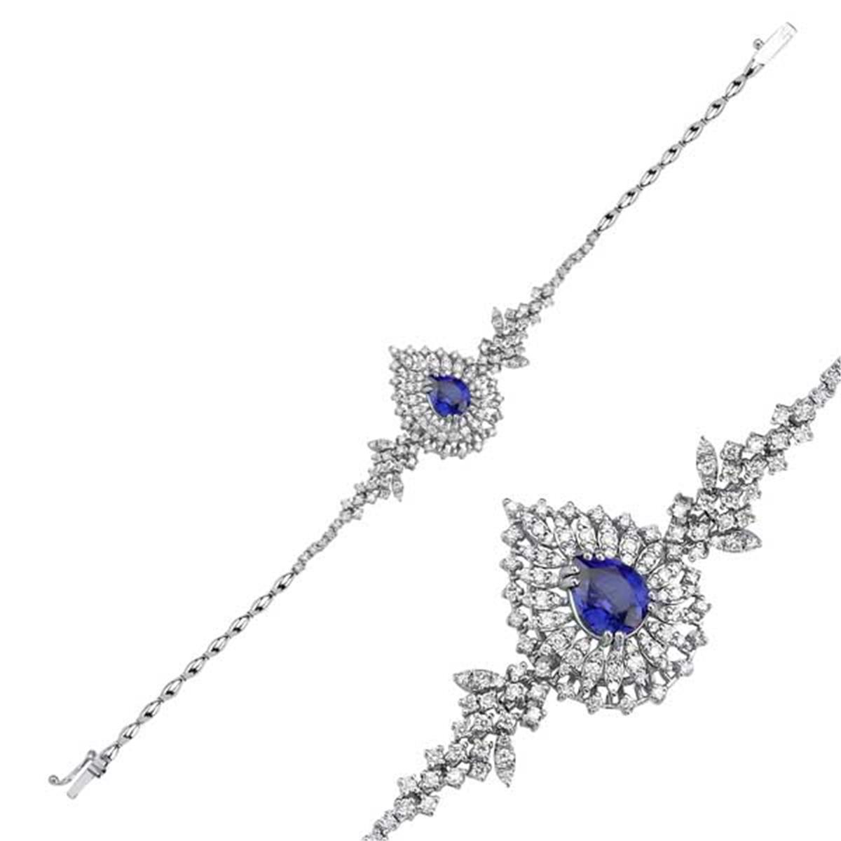 1.01 Karat Pırlanta Renkli Bileklik L062942