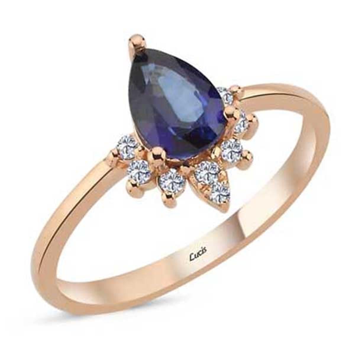 1.09 Karat Pırlanta Renkli Yüzük L064472