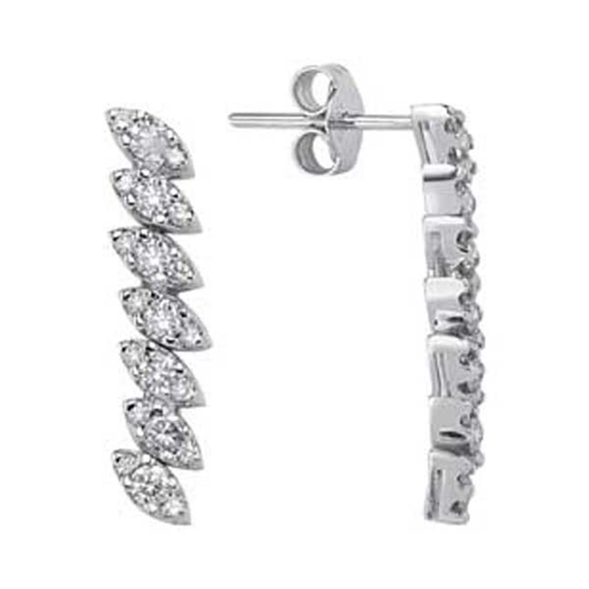 1.01 Karat Pırlanta Suyolu Küpe L062979