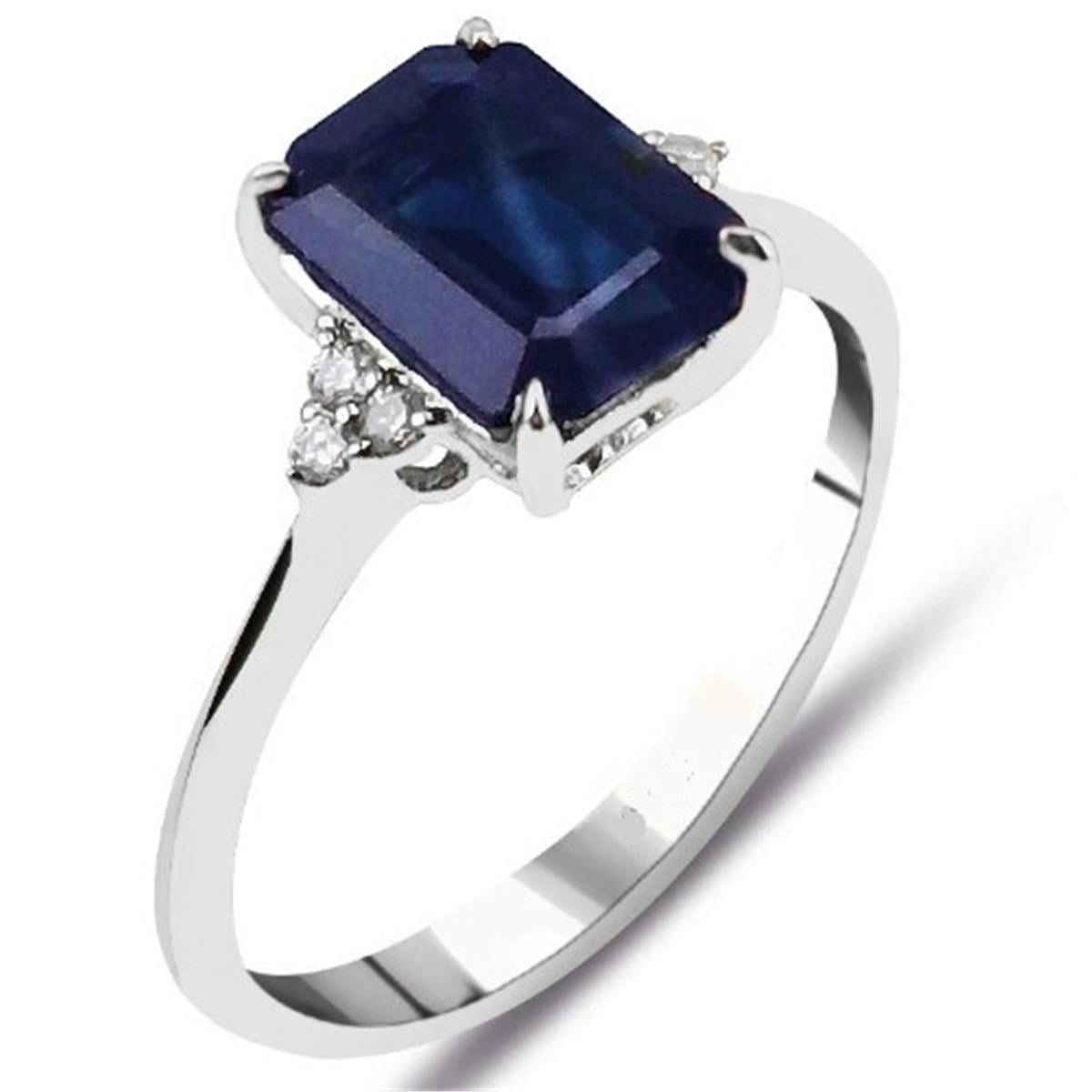 2.12 Karat Pırlanta Safir Yüzük L046074