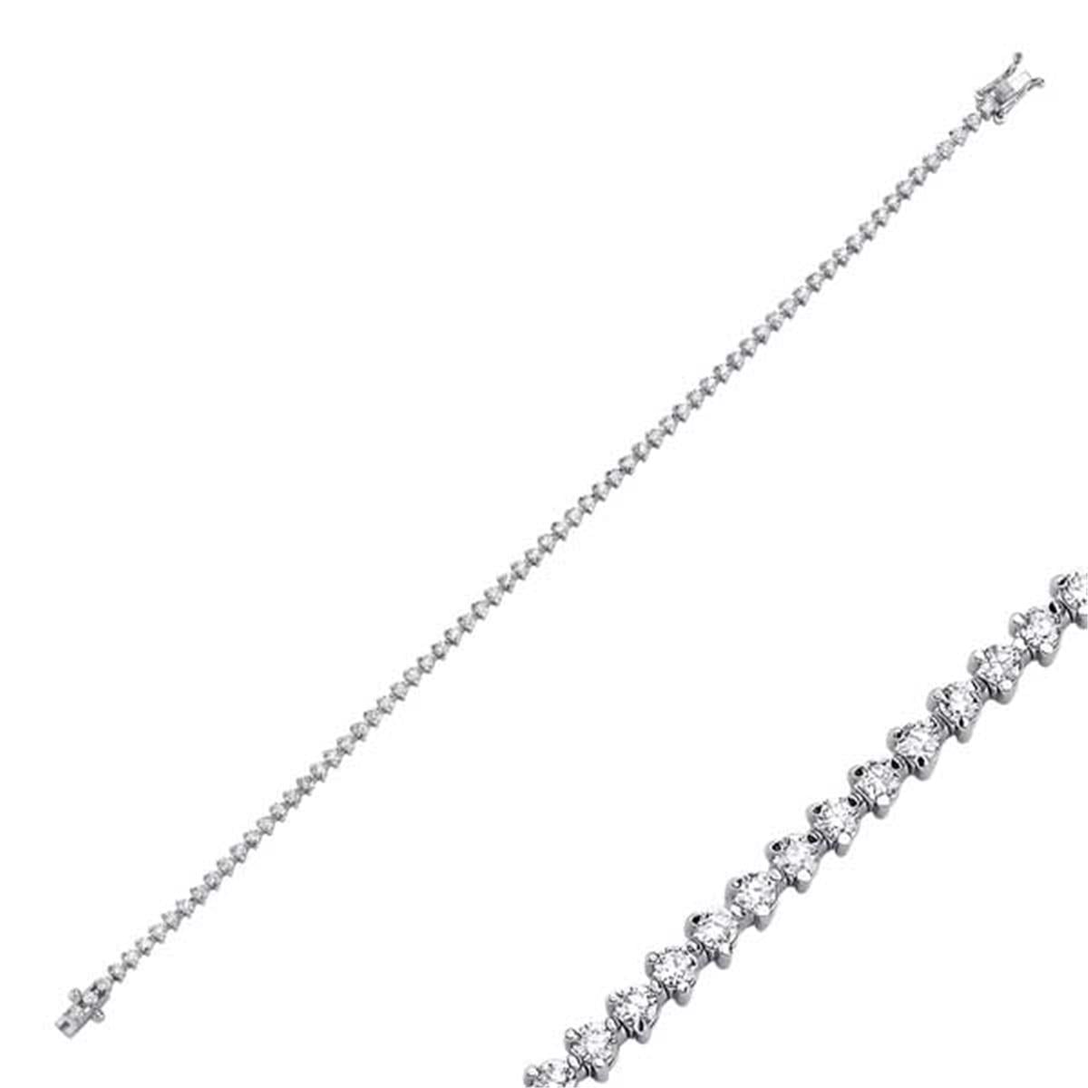 2.59 Karat Pırlanta Suyolu Bileklik L063027