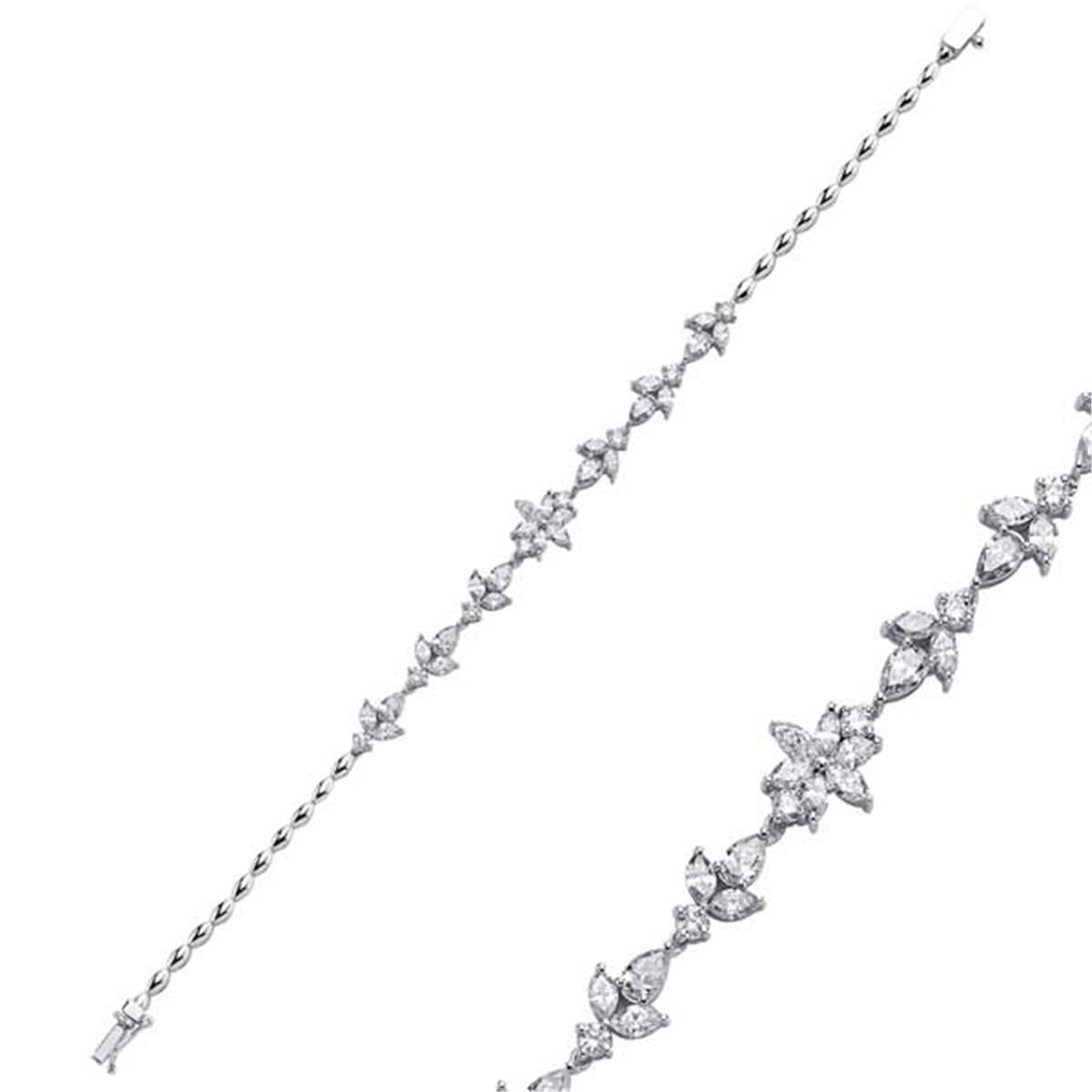 2.93 Karat Pırlanta Tasarım Bileklik L056192