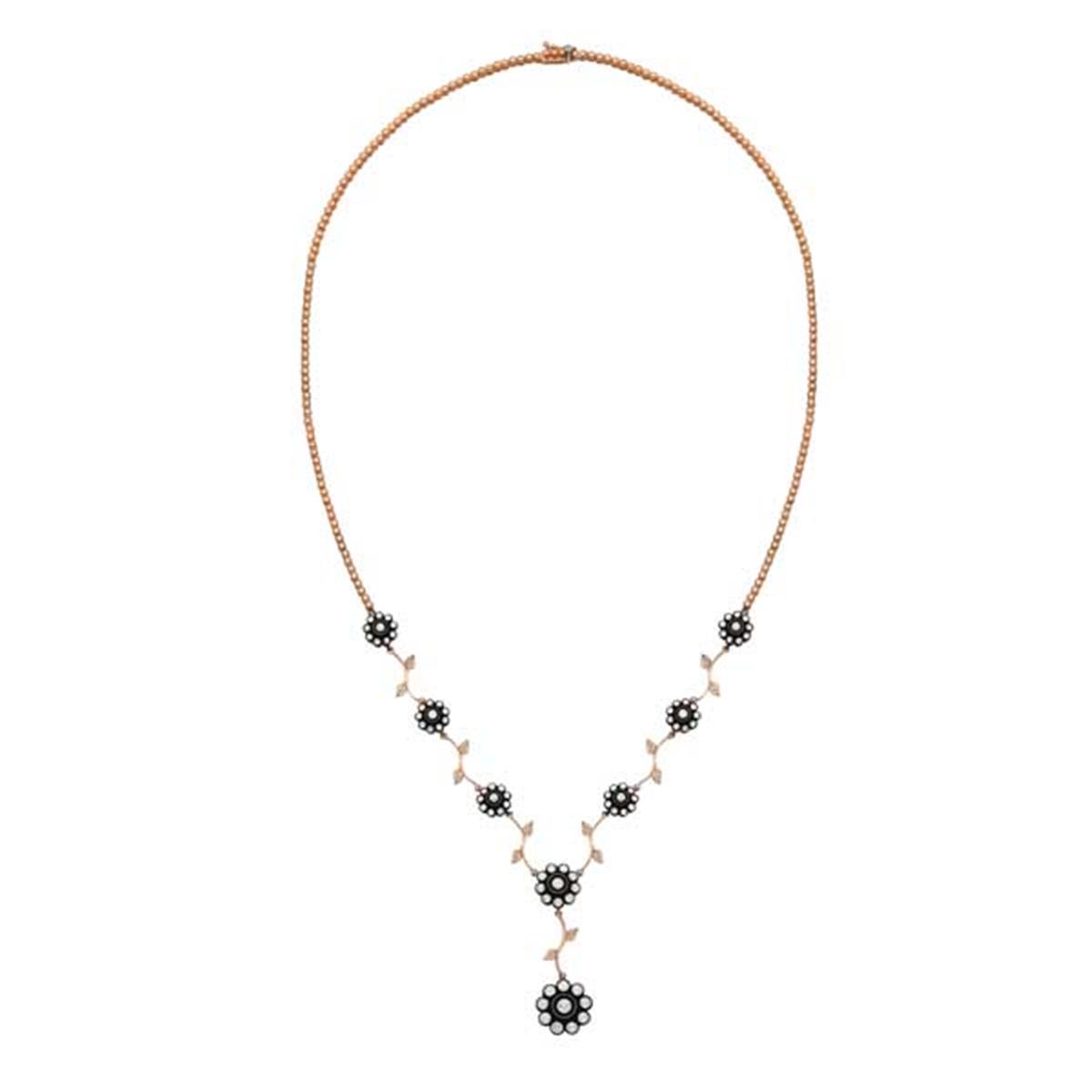 2.34 Karat Elmas Gül Gerdanlık L060856