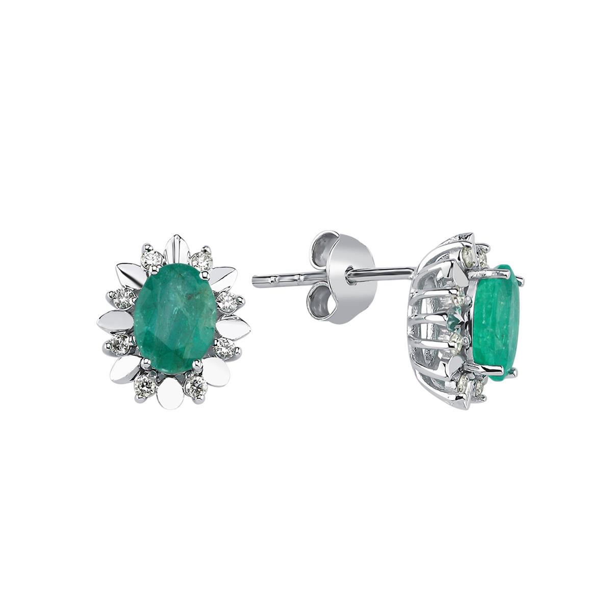 2.04 Karat Pırlanta Renkli Küpe L063852