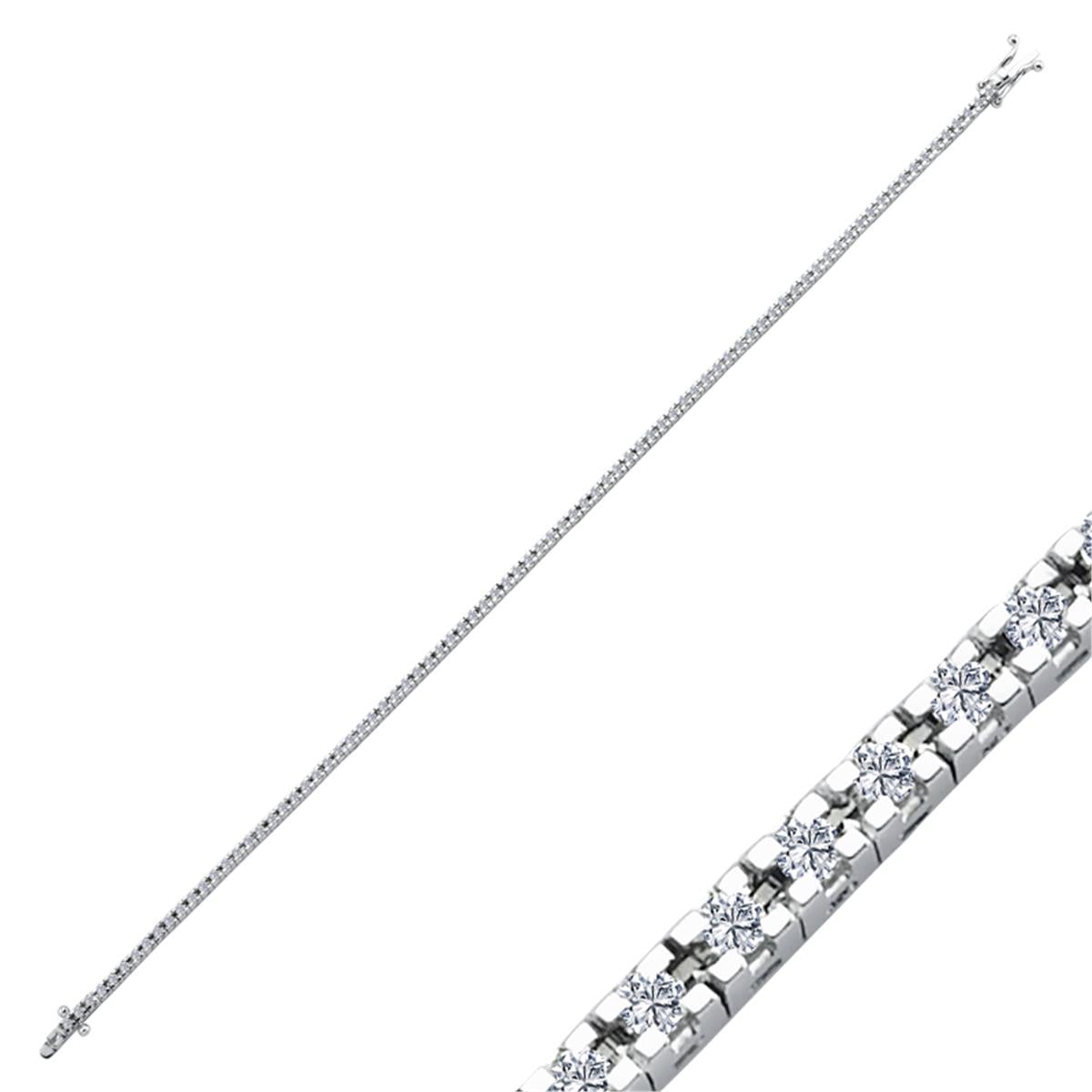 4.04 Karat Pırlanta Suyolu Bileklik L065041