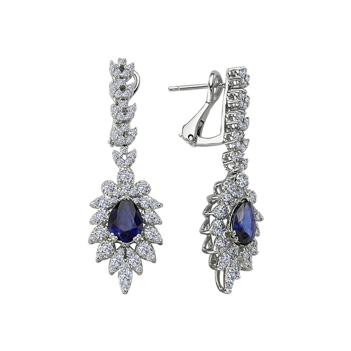 4.15 Karat Pırlanta Renkli Küpe L064527