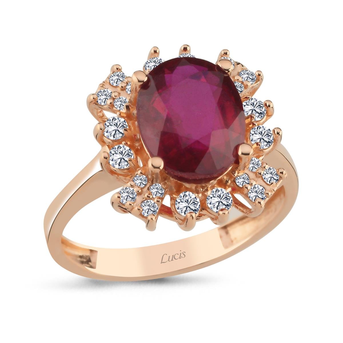 7.54 Karat Pırlanta Renkli Yüzük L059475