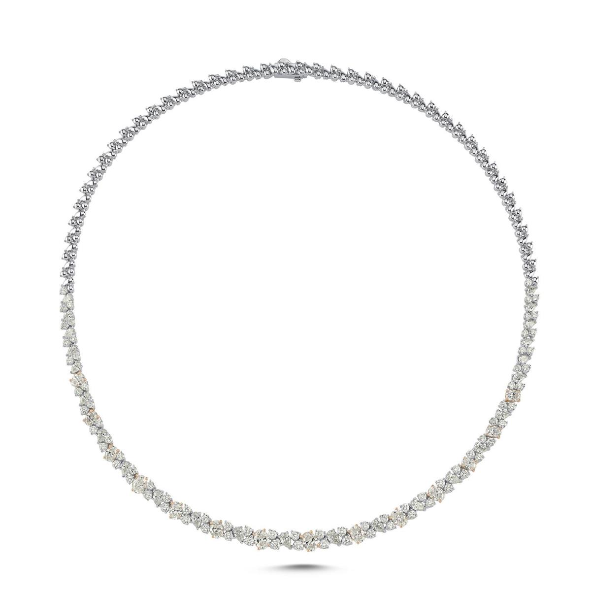 9.74 Karat Pırlanta Tasarım Gerdanlık L064718