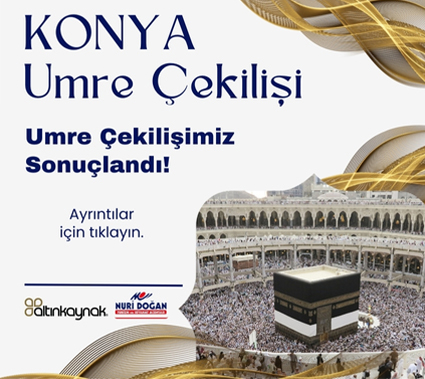 ALTINKAYNAK Konya Umre Çekilişi
