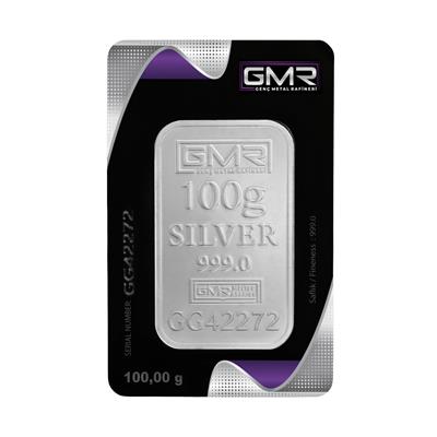 100 Gram Külçe Gümüş