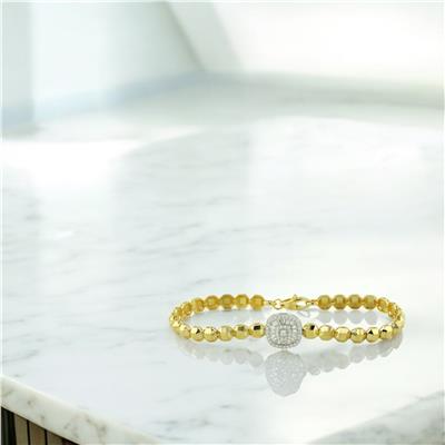 14 Ayar Altın Baget Bileklik  -  0202471