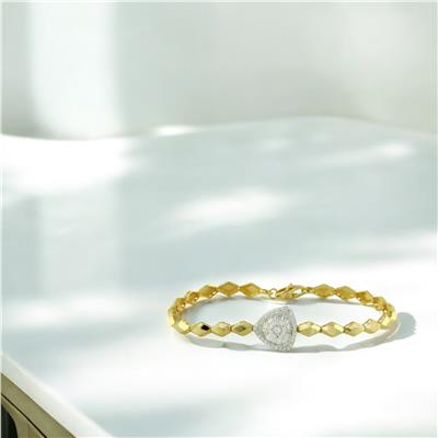 14 Ayar Altın Baget Bileklik  -  0202482