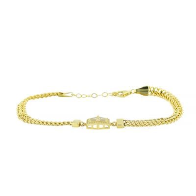 14 Ayar Altın Baget Bileklik  -  0205101