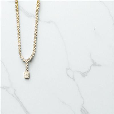 14 Ayar Altın Baget Gerdanlık  -  0196364