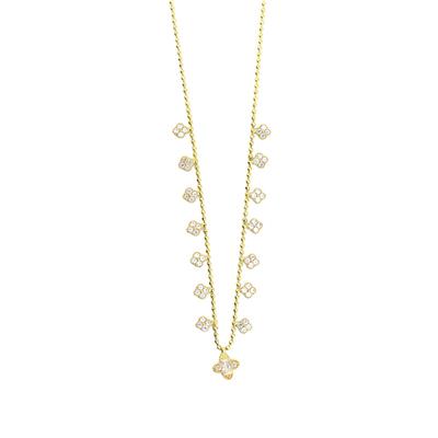 14 Ayar Altın Baget Kolye  -  0183056