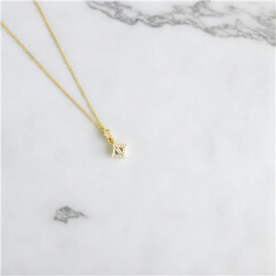 14 Ayar Altın Baget Kolye  -  0194271